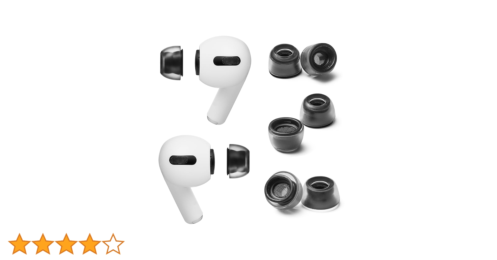 AirPods Pro 2 本体 + AZLA SednaEarfit AZLA SednaEarfit Crystal for AirPods Pro 2nd & 1st Gen / 3